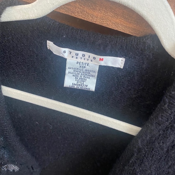 Black Vintage Cardigan - Picture 3 of 4